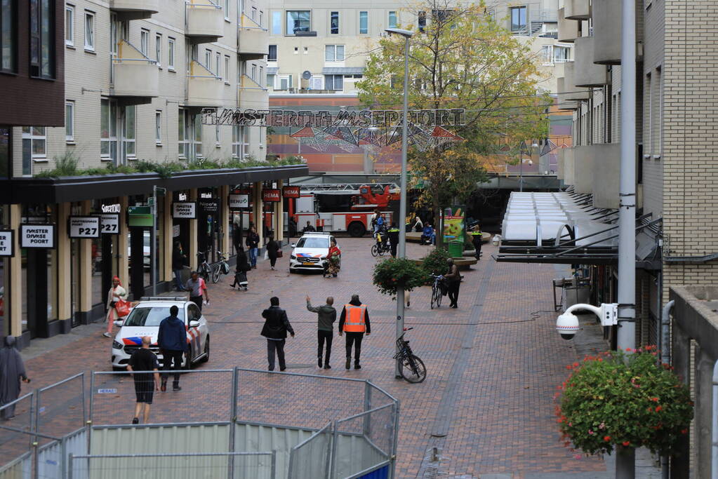 Evacuatie wegens woningbrand