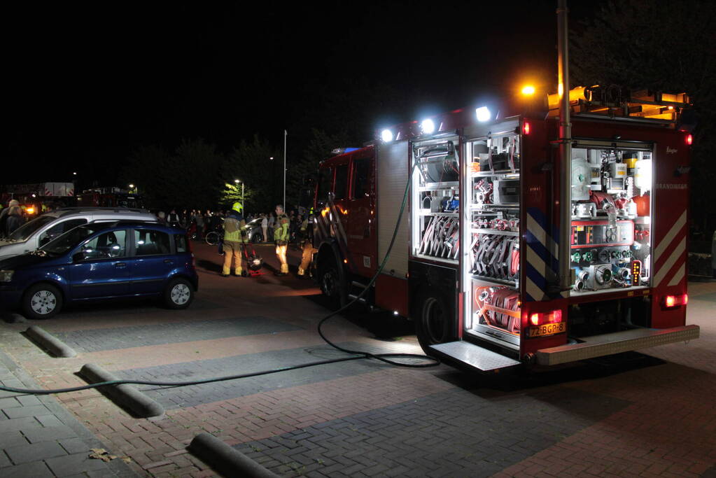 Woningen ontruimd bij brand in parkeergarage