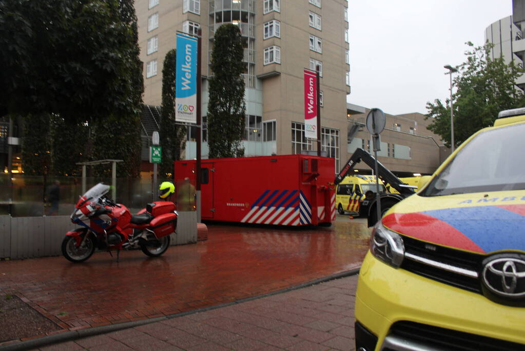 Wooncomplex voor ouderen ontruimd vanwege brand