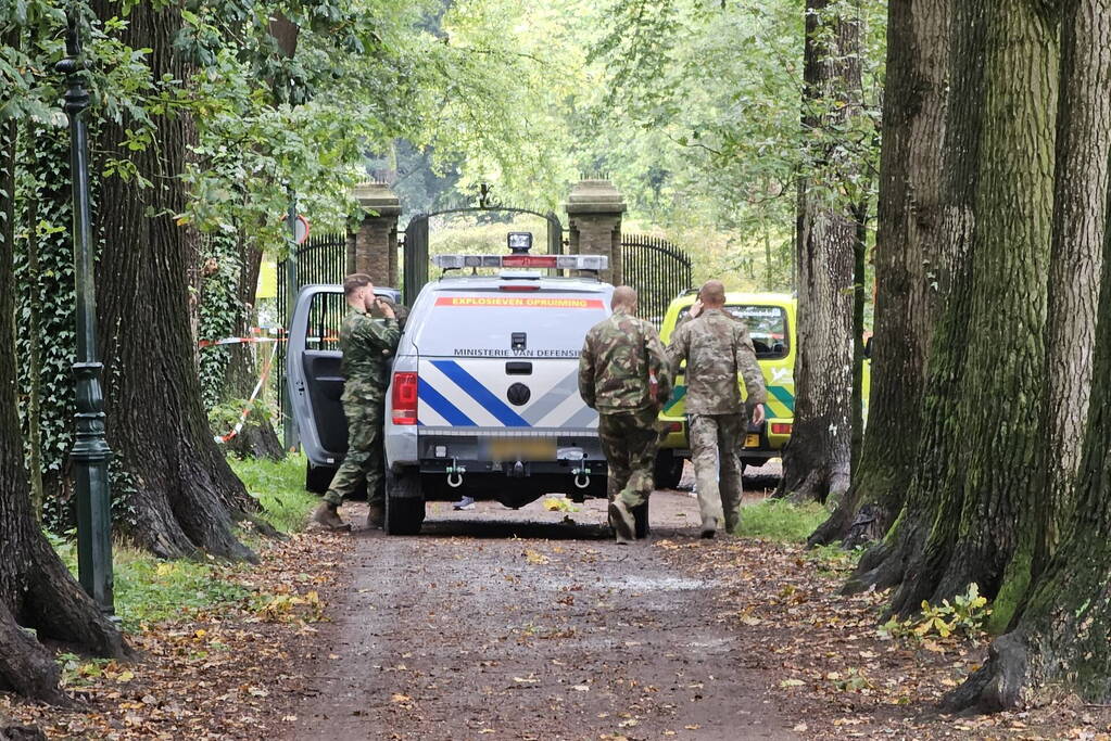 Explosieven opruimingsdienst ingezet na aantreffen explosief