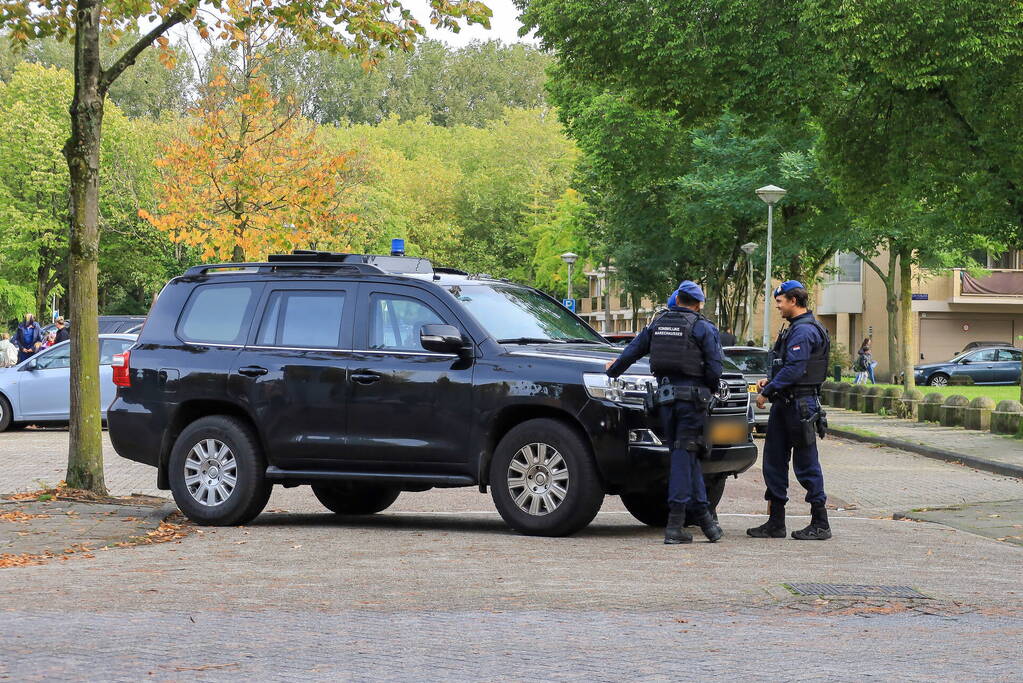 Joodse school zwaar beveiligd