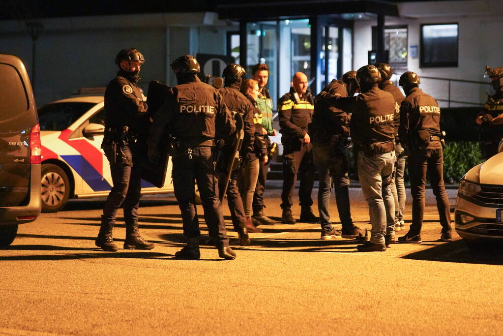 Grote politie-inzet bij massale vechtpartij