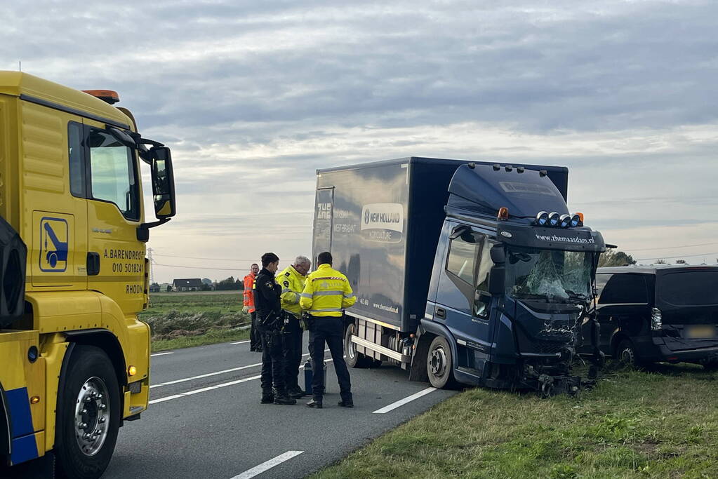 Persoon zwaargewond bij ernstig ongeval