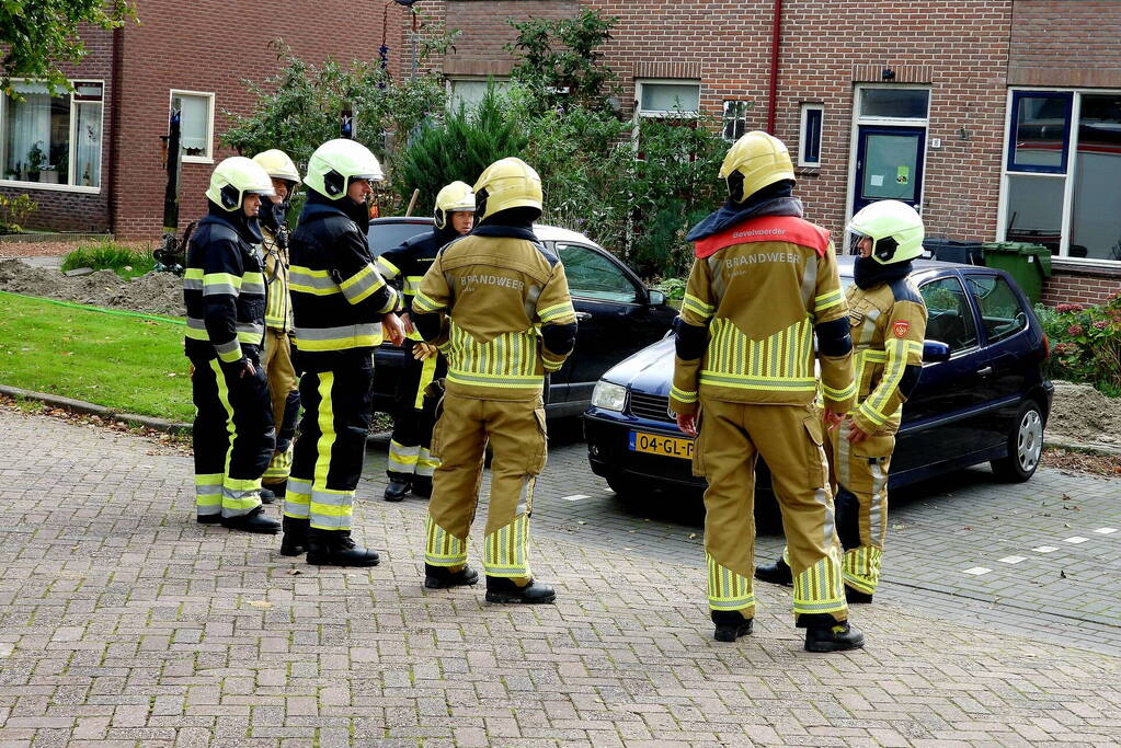 Gaslekkage door werkzaamheden