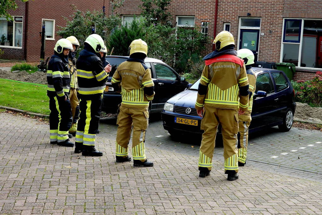 Gaslekkage door werkzaamheden