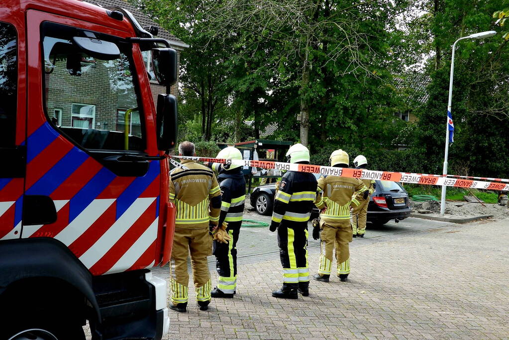 Gaslekkage door werkzaamheden