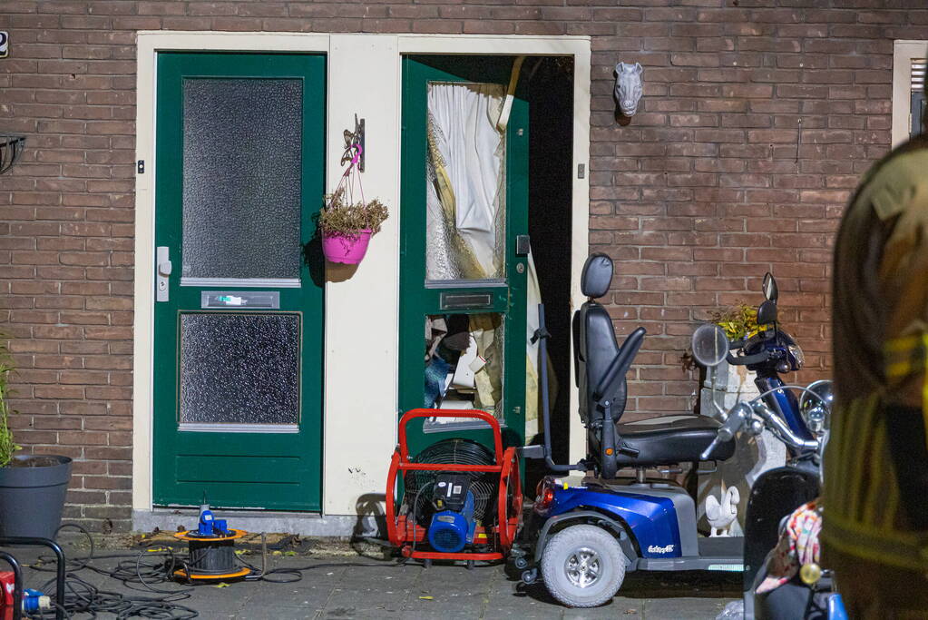 Gewonde bij brand in woning