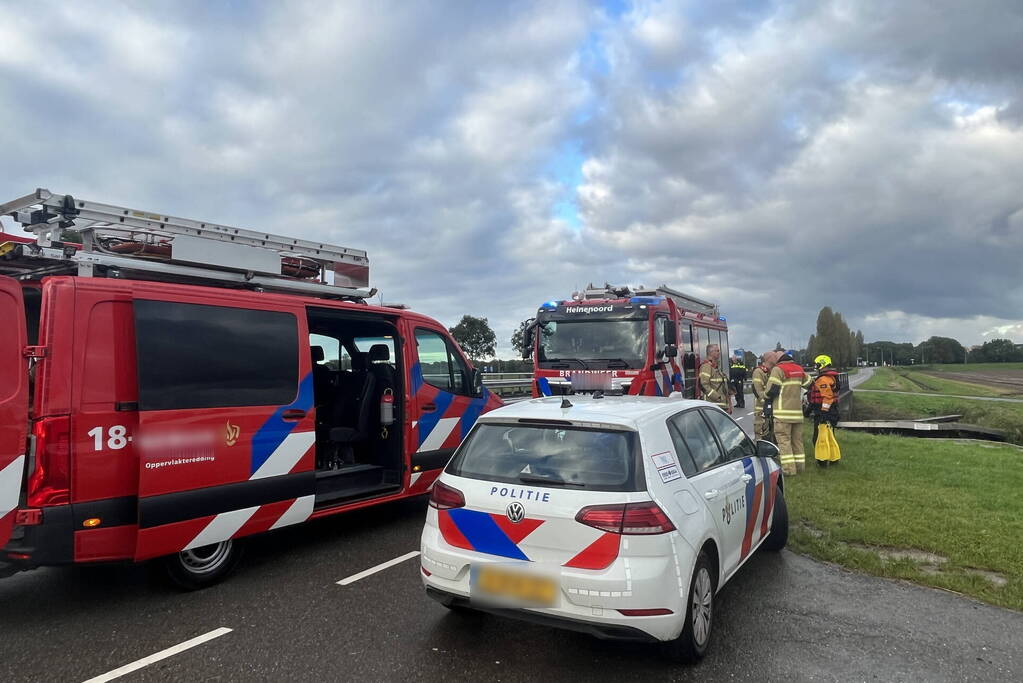 Hulpdiensten ingezet na aantreffen fiets bij water