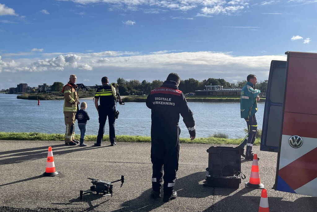 Veel hulpdiensten ingezet voor melding persoon te water