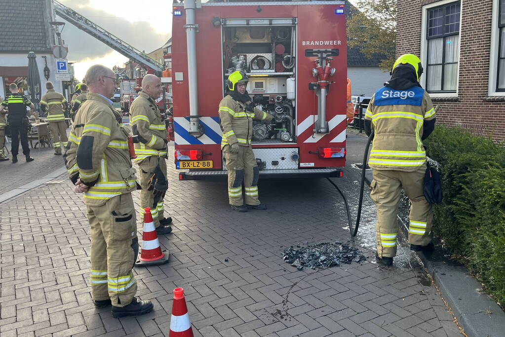 Schoorsteenbrand snel onder controle
