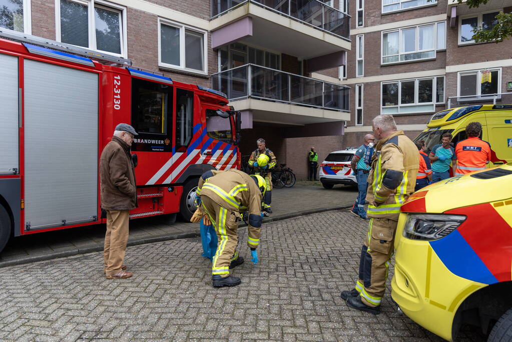 Persoon overleden bij woningbrand