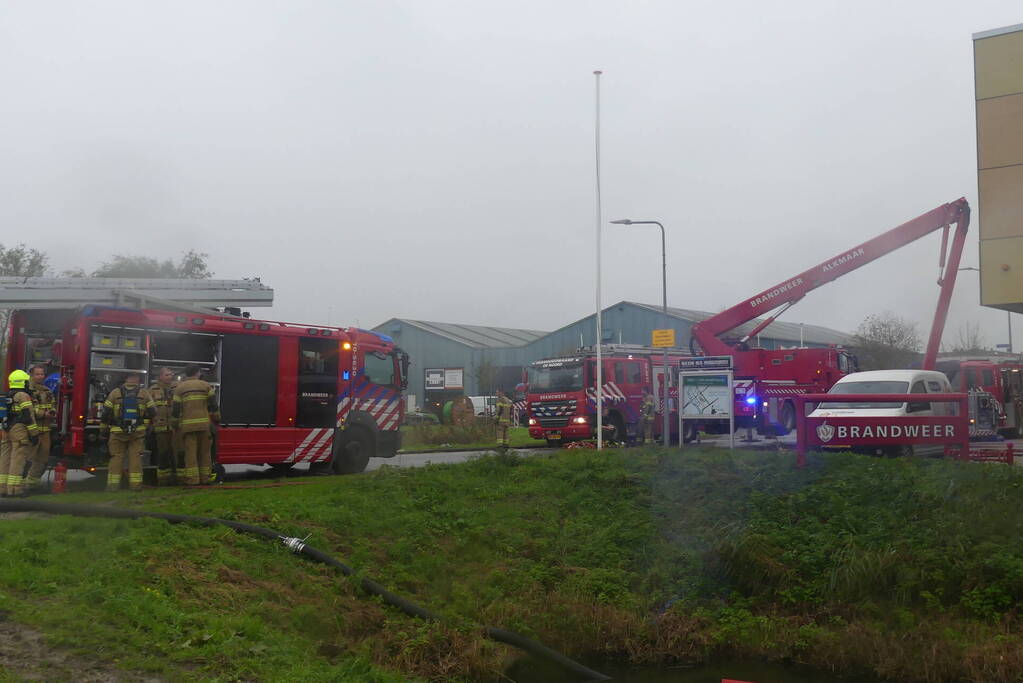 Brand in keuken van brandweerkazerne