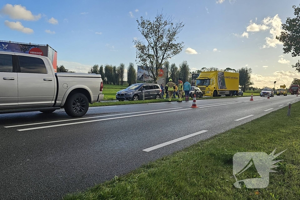 Meerdere auto's en vrachtwagen betrokken bij kettingbotsing
