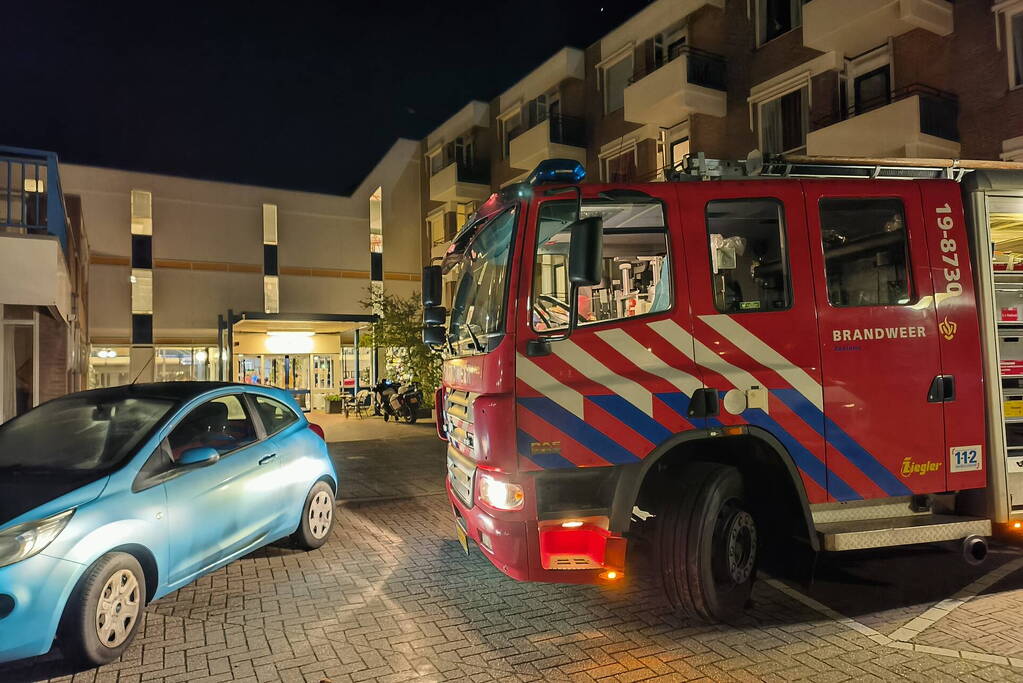Accu vat vlam in verzorgingstehuis