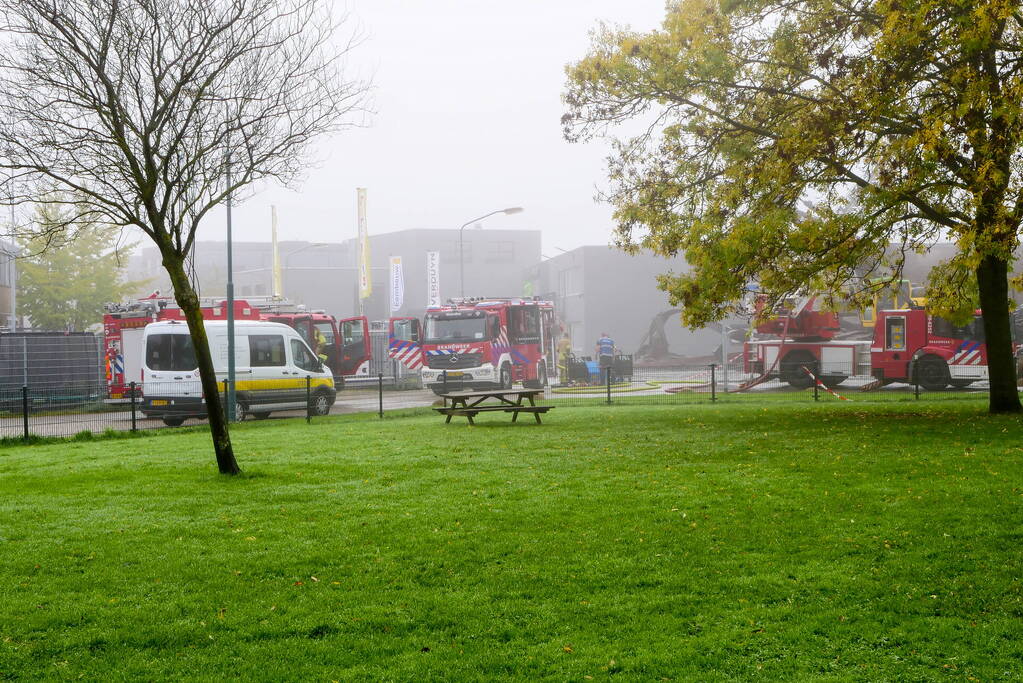 Nablussen en controle Brand Woerden