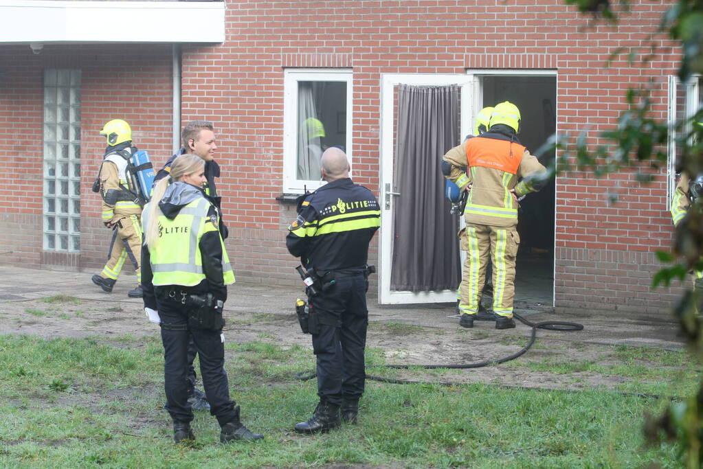 Brand in gebouw van scouting