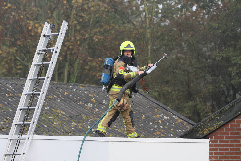 Brand in gebouw van scouting