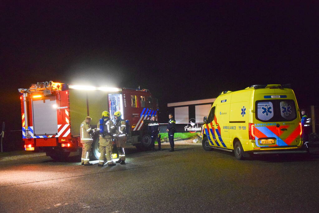 Handhavers onwel door flinke gaslekkage