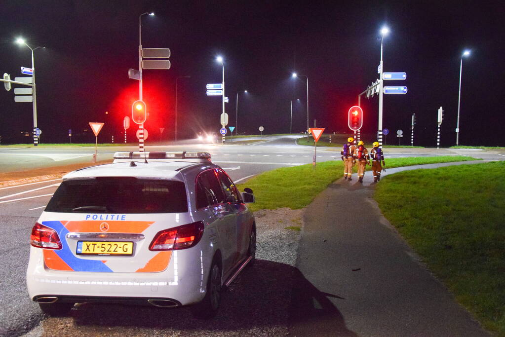 Handhavers onwel door flinke gaslekkage