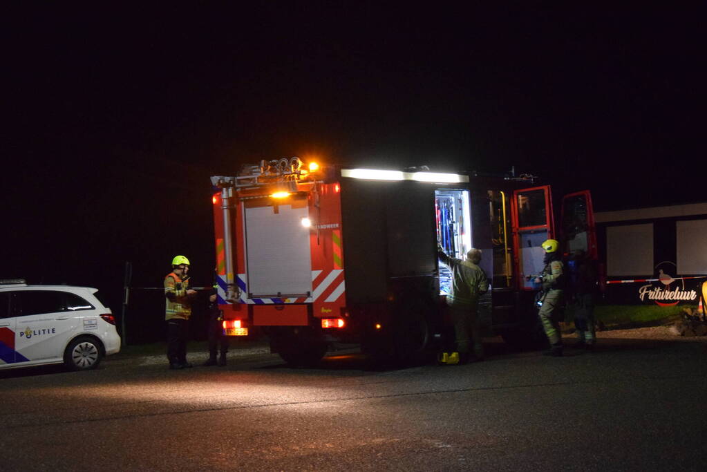 Handhavers onwel door flinke gaslekkage