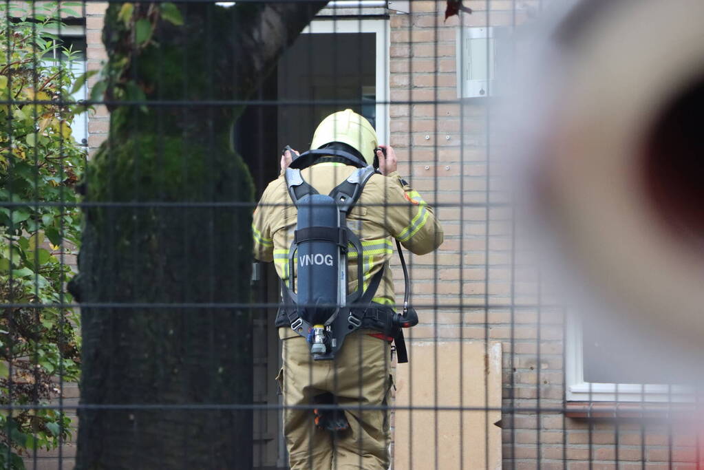 Onderzoek naar mogelijke gaslekkage in woning