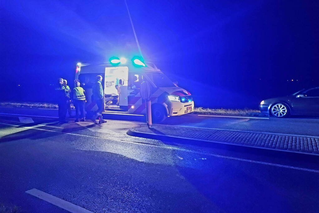 Bestuurder aangehouden na eenzijdig ongeval