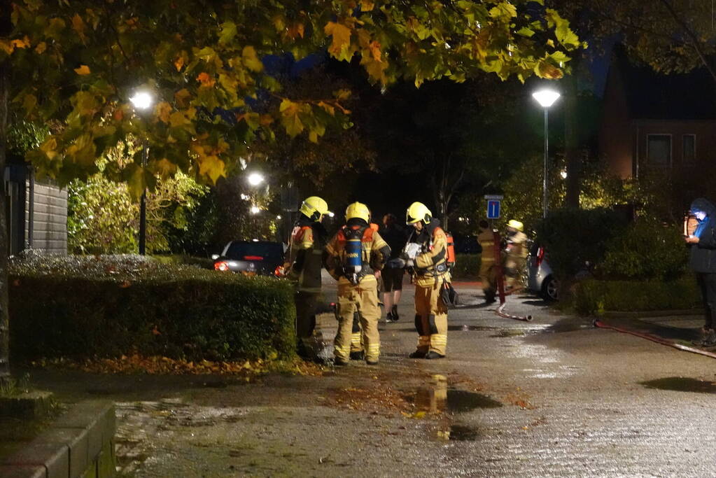 Veel schade door brand op zolder