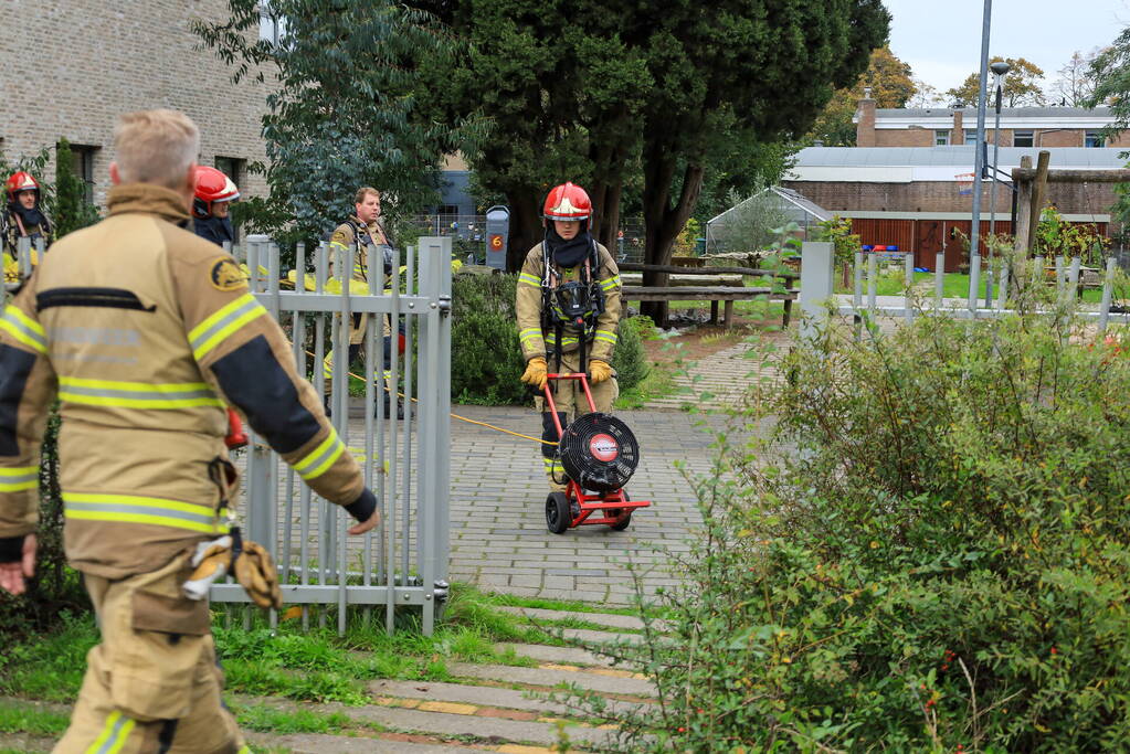 School ontruimd vanwege brand
