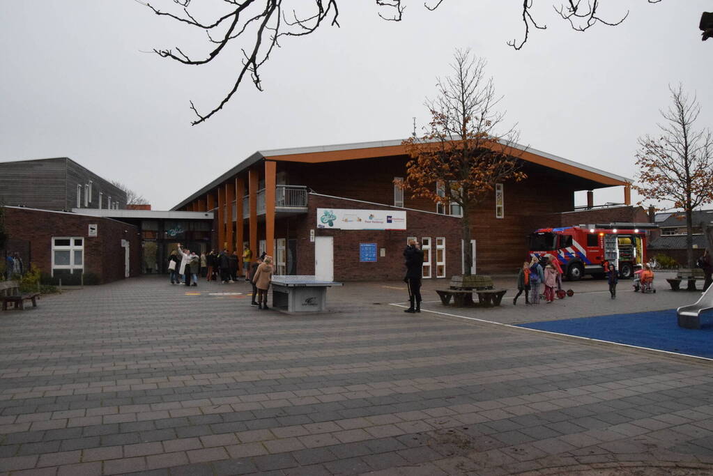 Basisschool De Zeester ontruimd vanwege brand