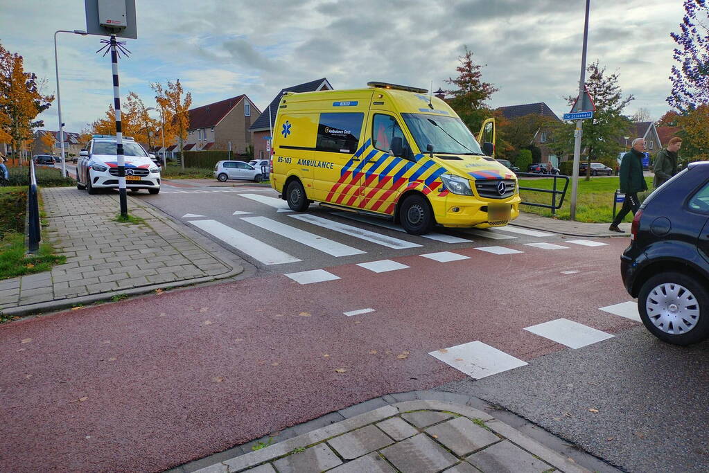 Fietser gewond bij aanrijding