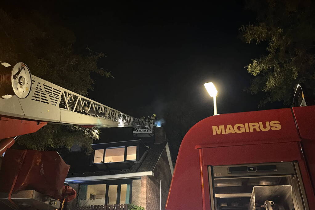 Binnen paar uur opnieuw schoorsteenbrand bij zelfde woning