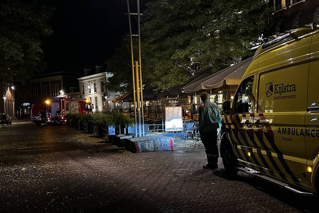 Hulpdiensten groots ingezet voor incident met gevaarlijke stoffen bij restaurant