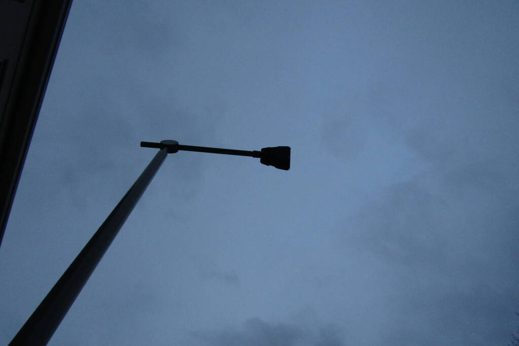 Auto zwaar beschadigd door omgevallen boom