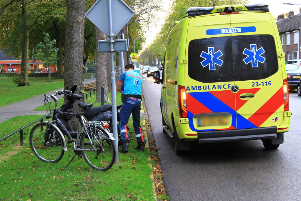 Scooterrijder gecontroleerd na val