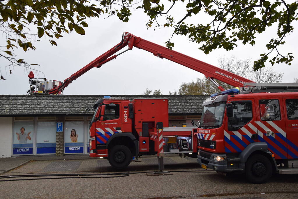 Winkelpand ontruimt vanwege rookontwikkeling
