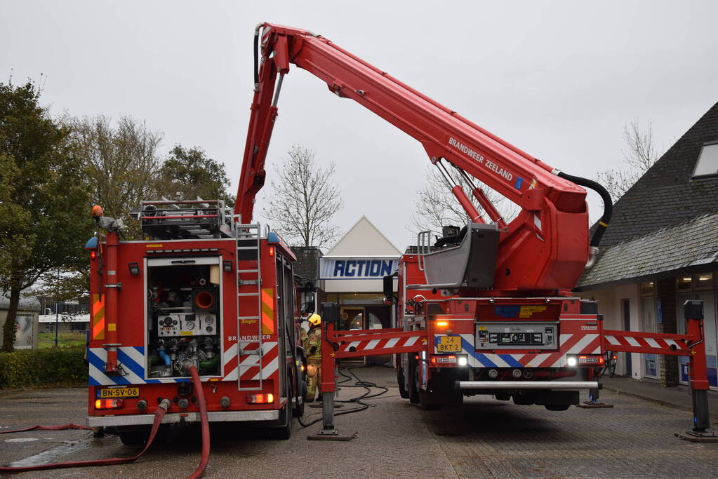 Winkelpand ontruimt vanwege rookontwikkeling