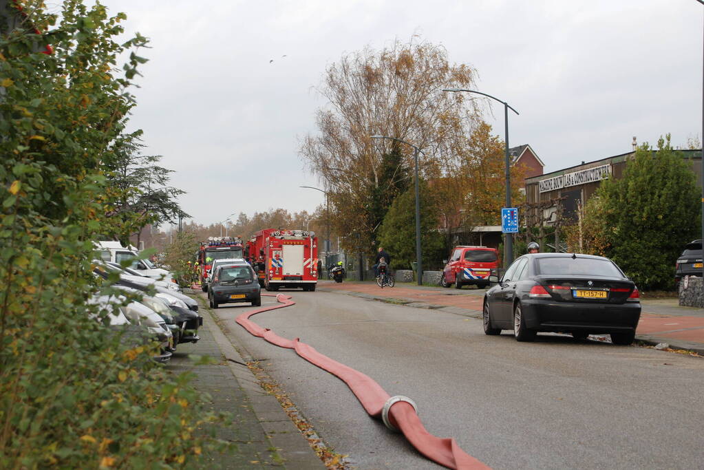 Grote brand in voormalige kringloopwinkel
