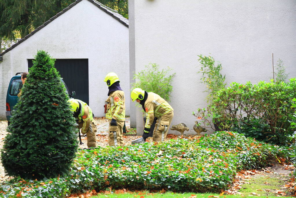 Rookontwikkeling bij brand in schoorsteen