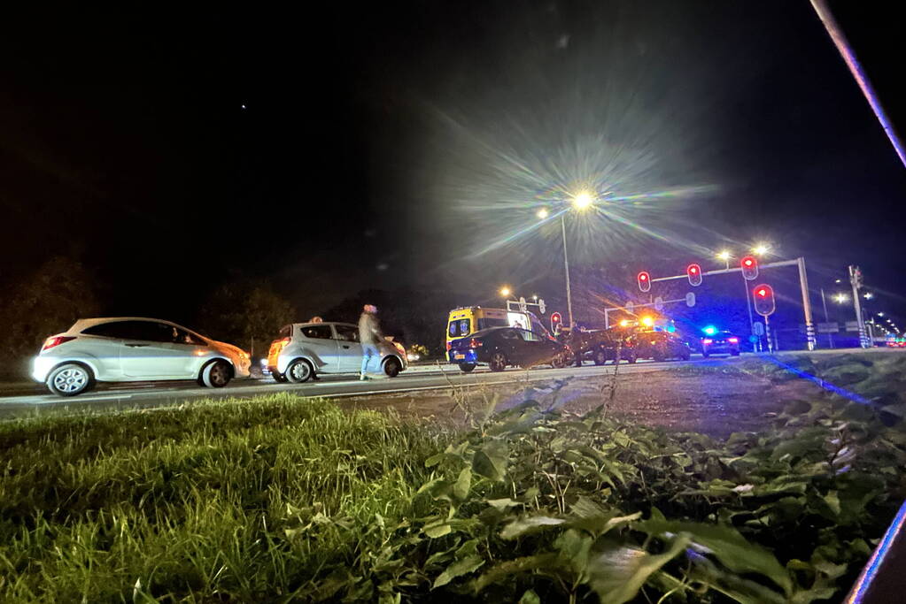 Meerdere voertuigen betrokken bij ongeval