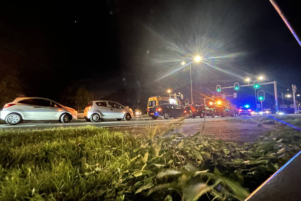 Meerdere voertuigen betrokken bij ongeval