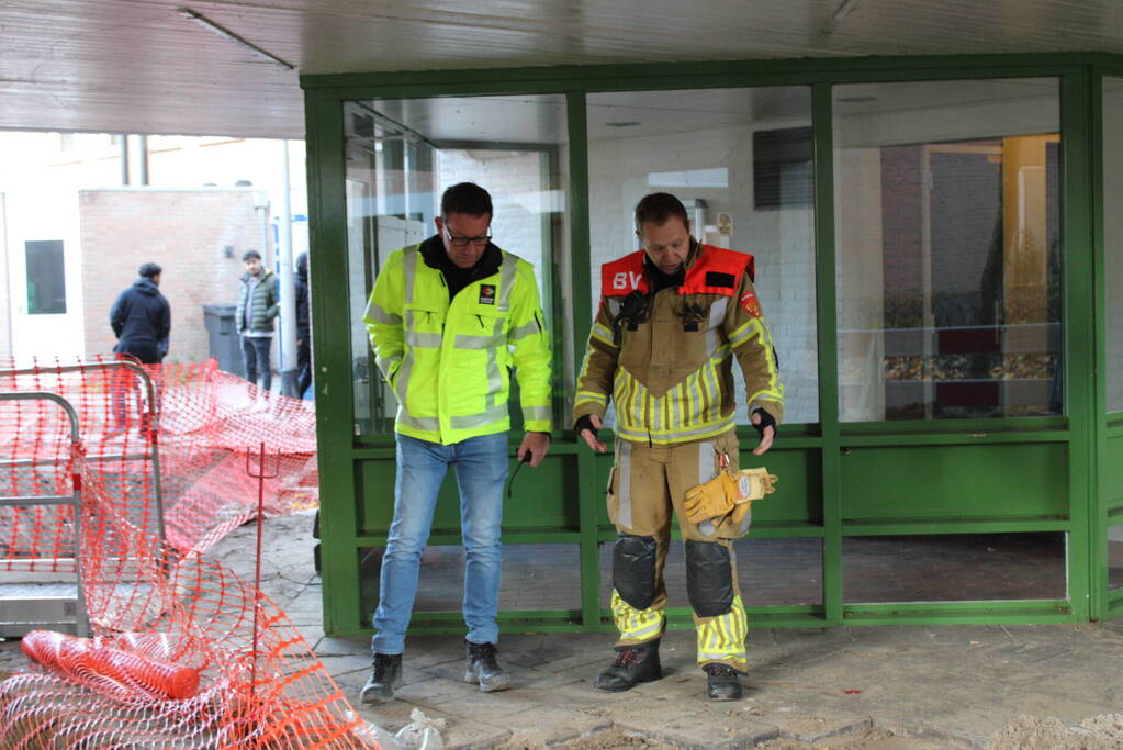 Gaslekkage door werkzaamheden
