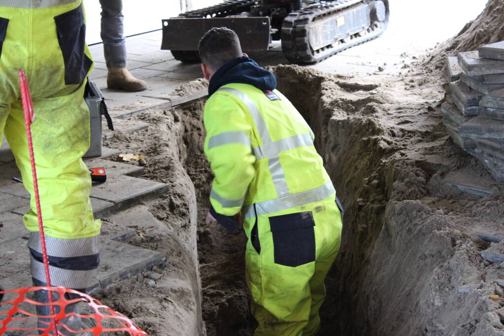 Gaslekkage door werkzaamheden