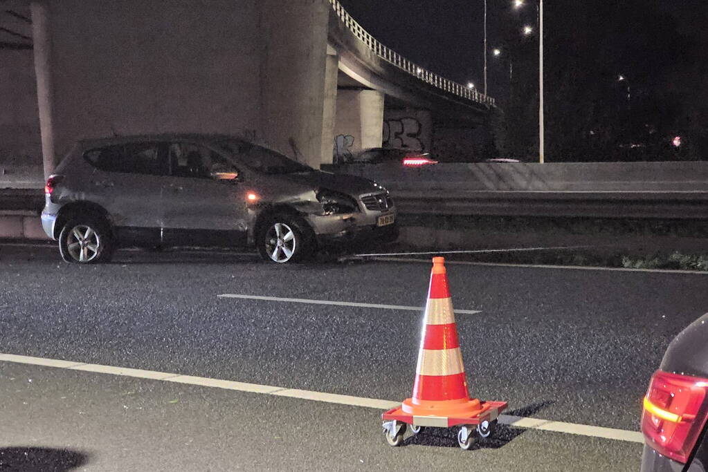 Flinke schade bij ongeval op snelweg