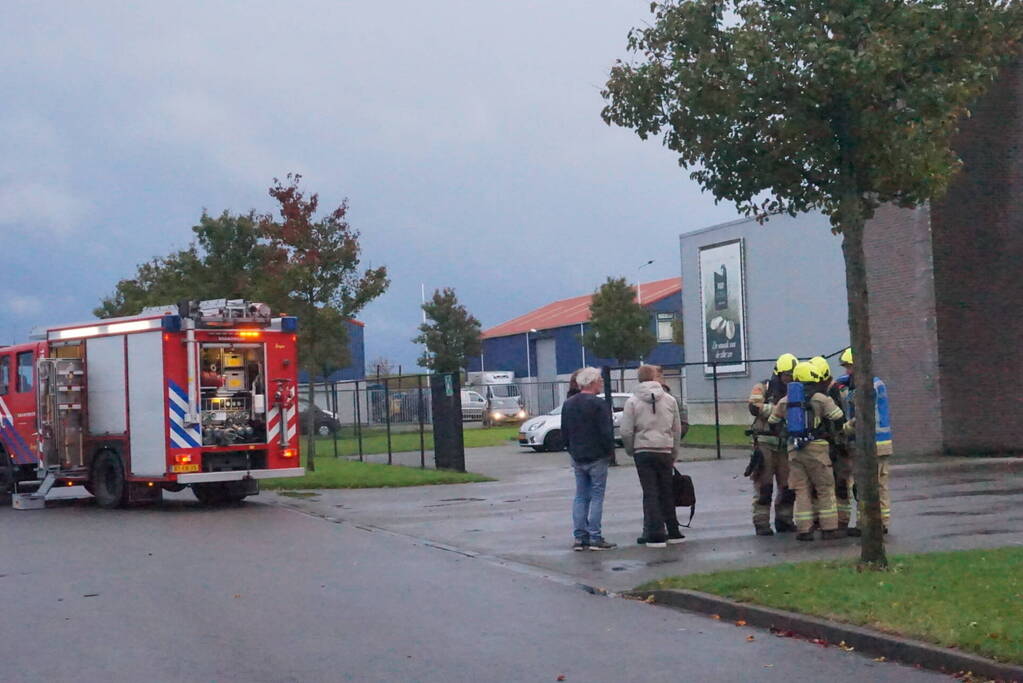 Brandweer ingezet voor brand bij bakkerij