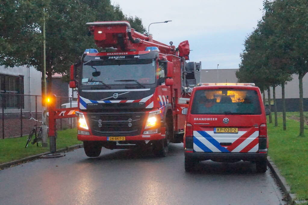 Brandweer ingezet voor brand bij bakkerij