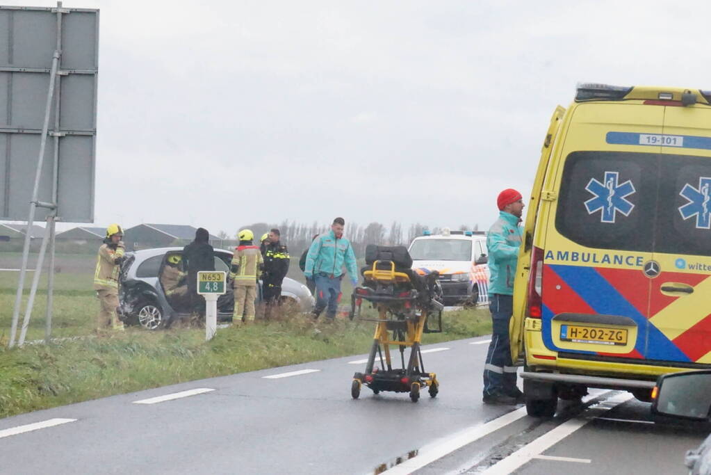 Gewonden bij ongeval tussen twee auto's