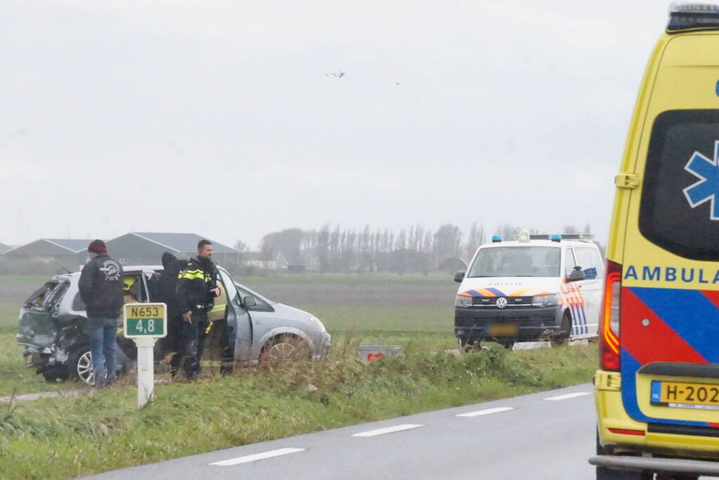 Gewonden bij ongeval tussen twee auto's