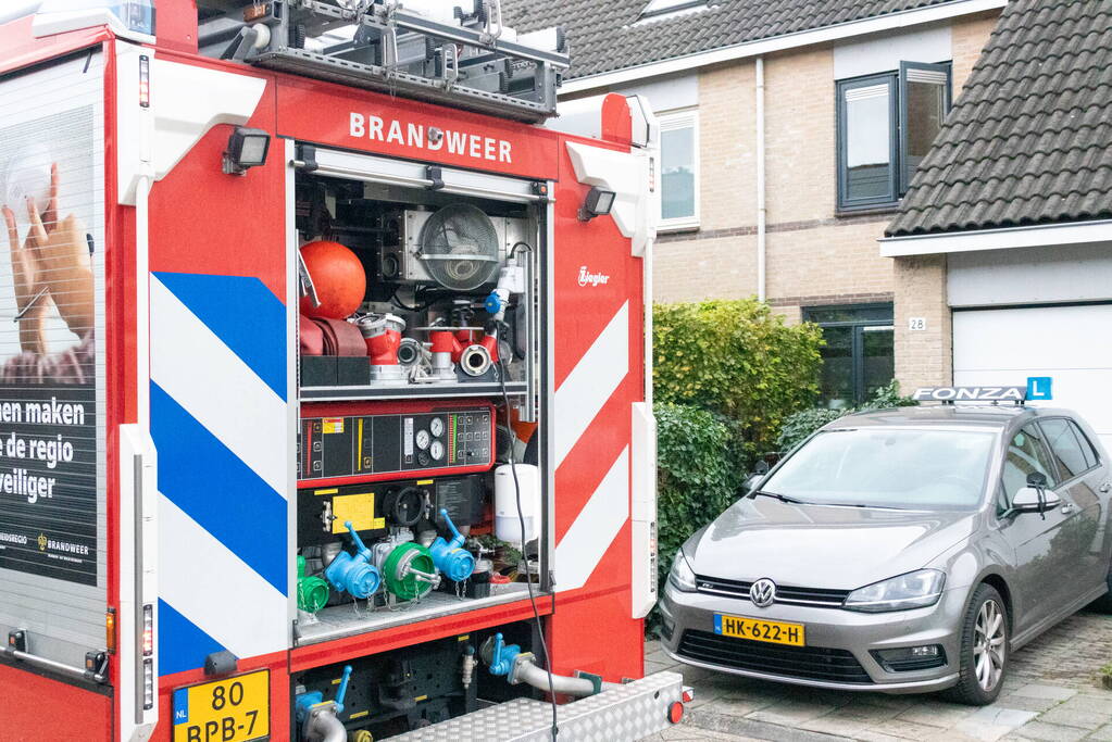 Bewoner gecontroleerd na brand in keuken