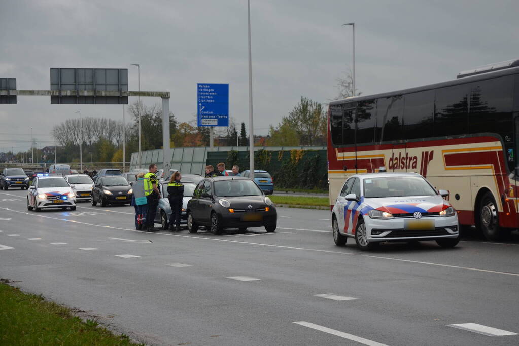 Schade bij kop-staartbotsing