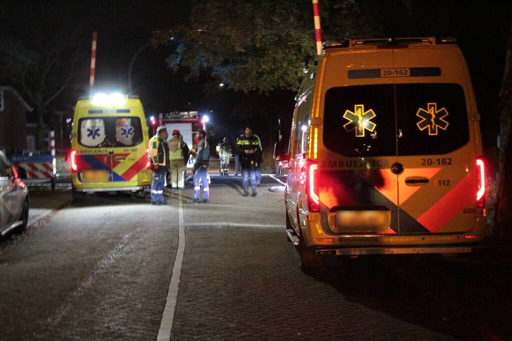 Fietser ernstig gewond bij botsing met trein